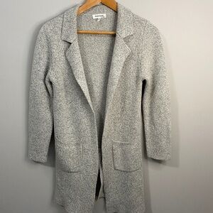 Monteau Gray Open-Front Blazer